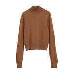CAPE SET KNIT TOPS -CAMEL-
