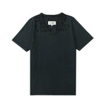 Vネック SIDA TシャツーBLACK-