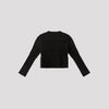 ACCORDION CROPPED CARDIGAN-BLACK-