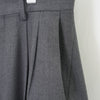 DOESKIN BARREL-LEG PANTS-CHACOAL-