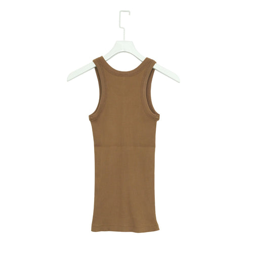 TANK TOP-C/BROWN