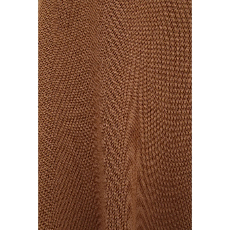CAPE SET KNIT TOPS -CAMEL-
