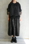 チュールレイヤードTOPS-BLACK-
