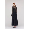 HYPHA LUCENT GLITTER SHIRT CARDIGAN-BLACKBLACK-
