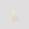 HYPHA LUCENT GLITTER SLEEVELESS TOP-PEARL GOLD-