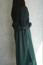 MAXI SHIRT DRESS-BLACK-