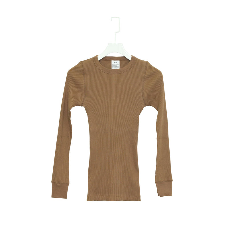 LONG-SLV TEE-C/BROWN-