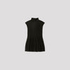 HYPHA LUCENT GLITTER SLEEVELESS TOP -BLACKBLACK