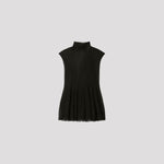 HYPHA LUCENT GLITTER SLEEVELESS TOP -BLACKBLACK