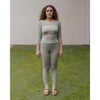 NEHRU LONG SLEEVE TEE-CONTA GREEN-