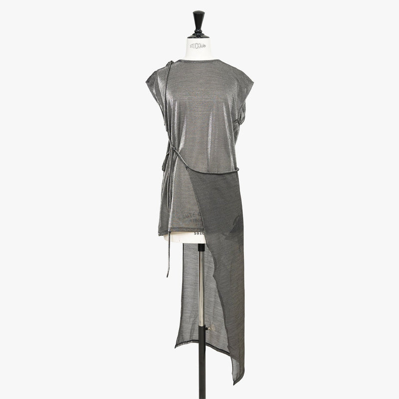 ASYMMETRIC JERSEY TOP