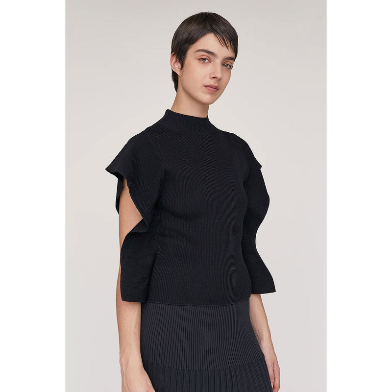 PORTRAIT CREASE TOP-MAROON RED-