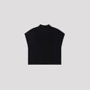 PORTRAIT CREASE TOP-BLACK-