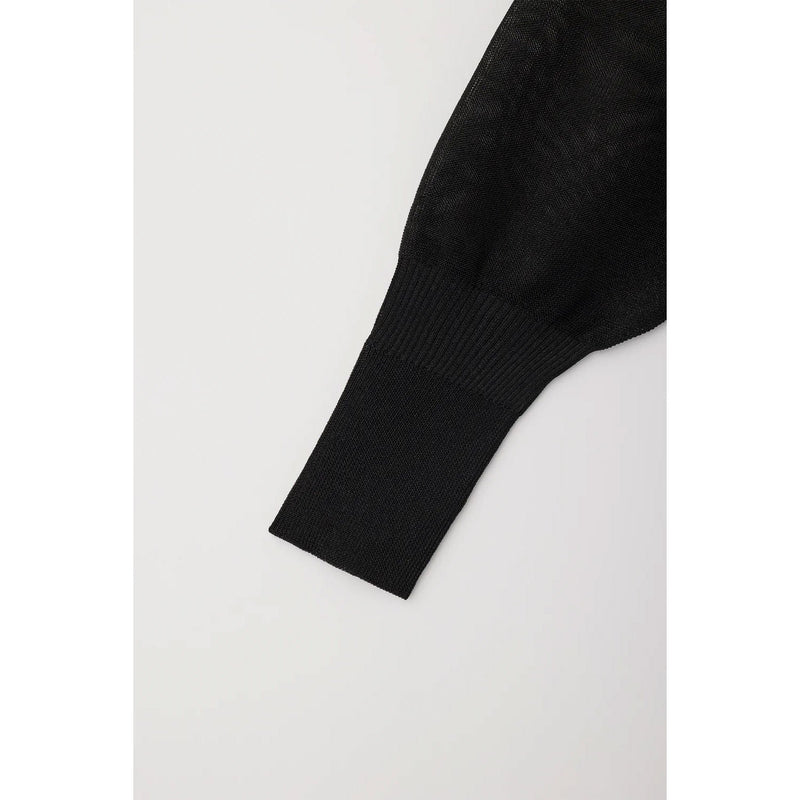 GARTER LUCENT CROPPED CARDIGAN-STEELGRAY-