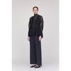 GARTER LUCENT CROPPED CARDIGAN-BLACK-