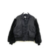 FAUX SHEARLING TYPE CWU-45/P JACKET-BLACK-