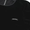 Shoulder Gathered Velour T-Shirt-C.GREY-