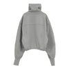 HALF ZIP SHORT TOPS -GRAY-
