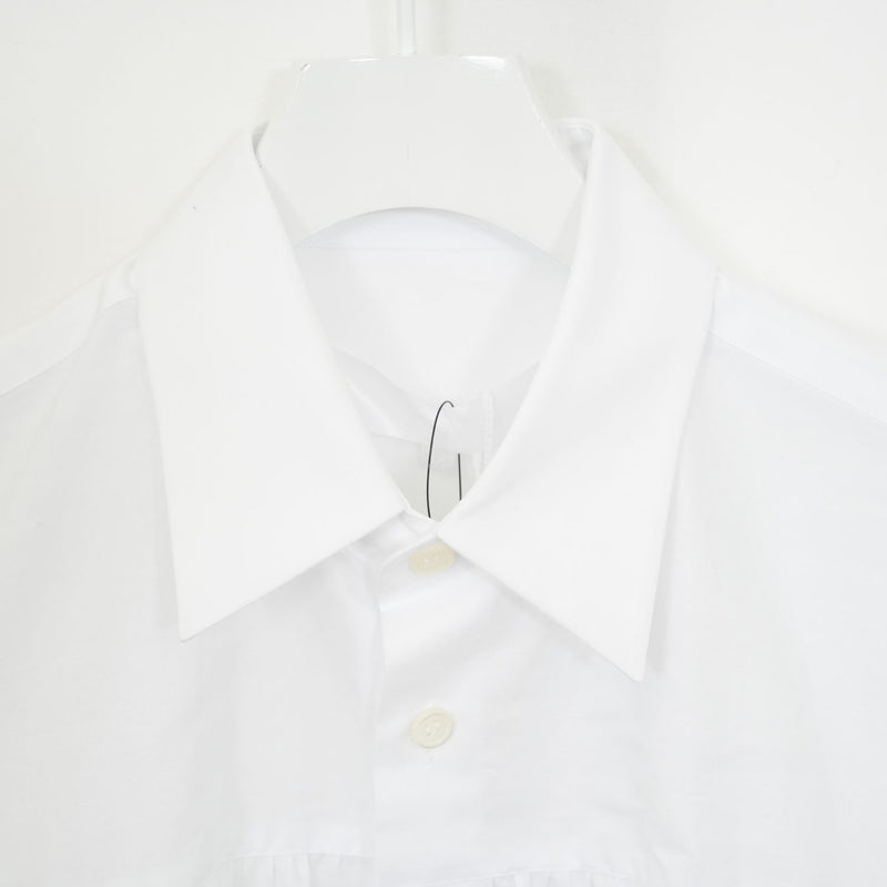 ブロードギャザーシャツ-WHITE-