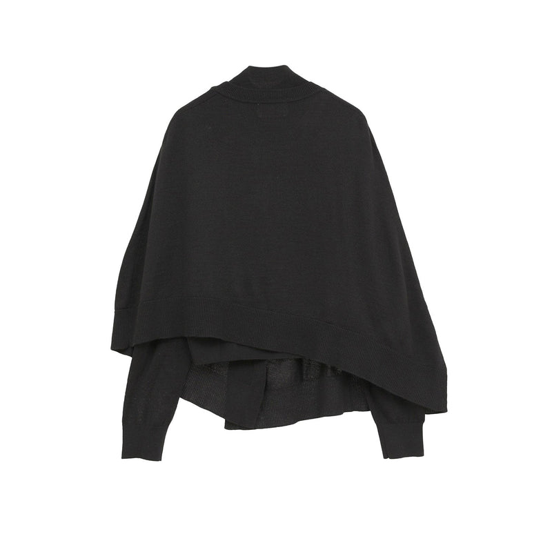 CAPE SET KNIT TOPS -CAMEL-