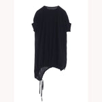 COTTON JERSEY HEM FITTED T