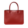 Zip Large Pouch With Handle -RED-