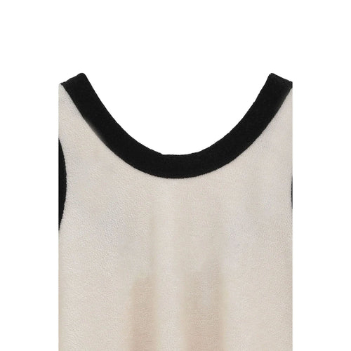 PILE FLARE TANK TOPS -IVORY-