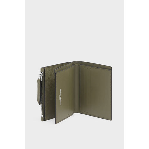 4 Stitch Flip Flap Wallet -KHAKI-
