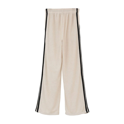 PILE LINE PANTS -IVORY-