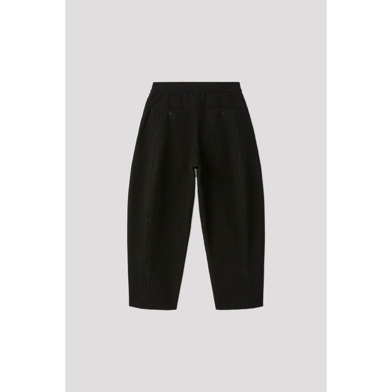 SOFT HYPHA CURVED PANTS-BLACK-