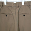 Low-crotch Bermuda Pants-KHAKI-