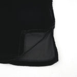 Shoulder Gathered Velour T-Shirt-C.GREY-