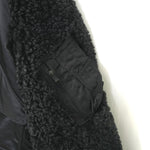 FAUX SHEARLING TYPE CWU-45/P JACKET-BLACK-