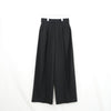 DOESKIN BARREL-LEG PANTS-CHACOAL-