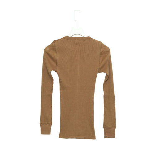 LONG-SLV TEE-C/BROWN-