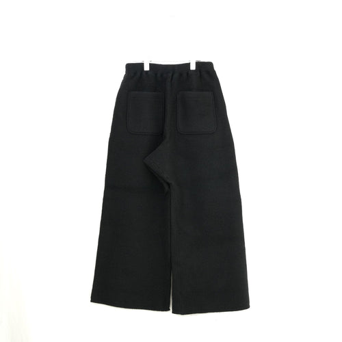 SWEAT BUGGY PANTS -BLACK-