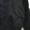 FAUX SHEARLING TYPE CWU-45/P JACKET-BLACK-
