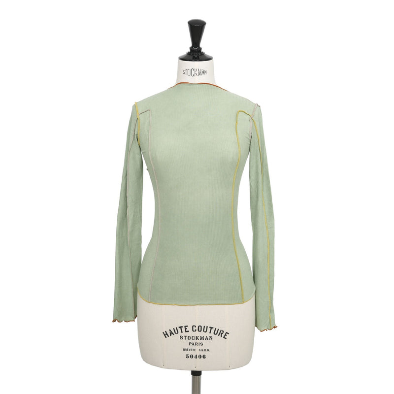 OMATO LONG SLEEVE-BAR GREEN