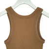TANK TOP-C/BROWN