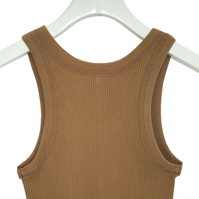 TANK TOP-C/BROWN