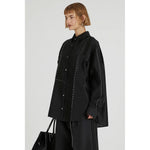 Hand Stitched Shirt-BLACK-