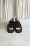 GURKHA SANDAL-BLACK-
