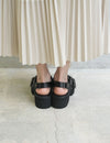 GURKHA SANDAL-BLACK-