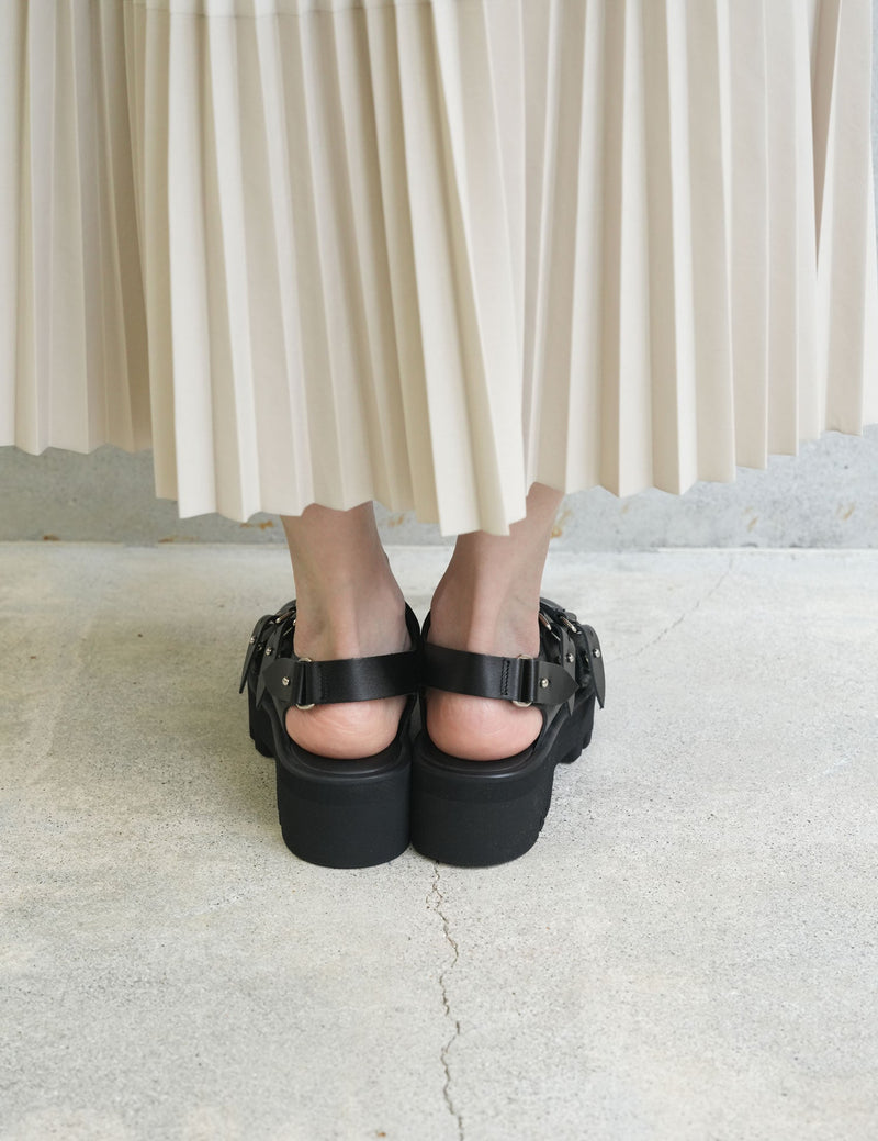 GURKHA SANDAL-BLACK-