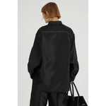 Hand Stitched Shirt-BLACK-