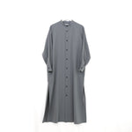 MAXI SHIRT DRESS-BLACK-