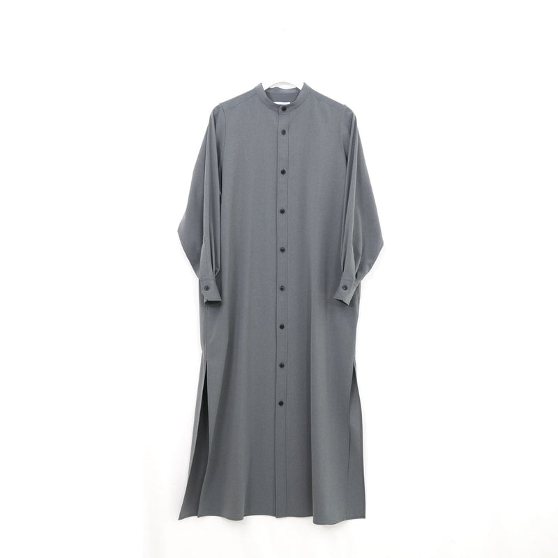 MAXI SHIRT DRESS-BLACK-