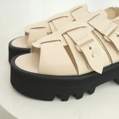 GURKHA SANDAL-CREAM-