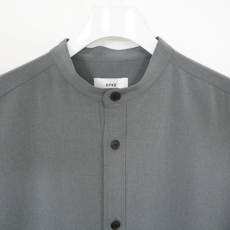 MAXI SHIRT DRESS-CHARCOAL-
