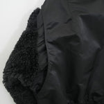 FAUX SHEARLING TYPE CWU-45/P JACKET-BLACK-